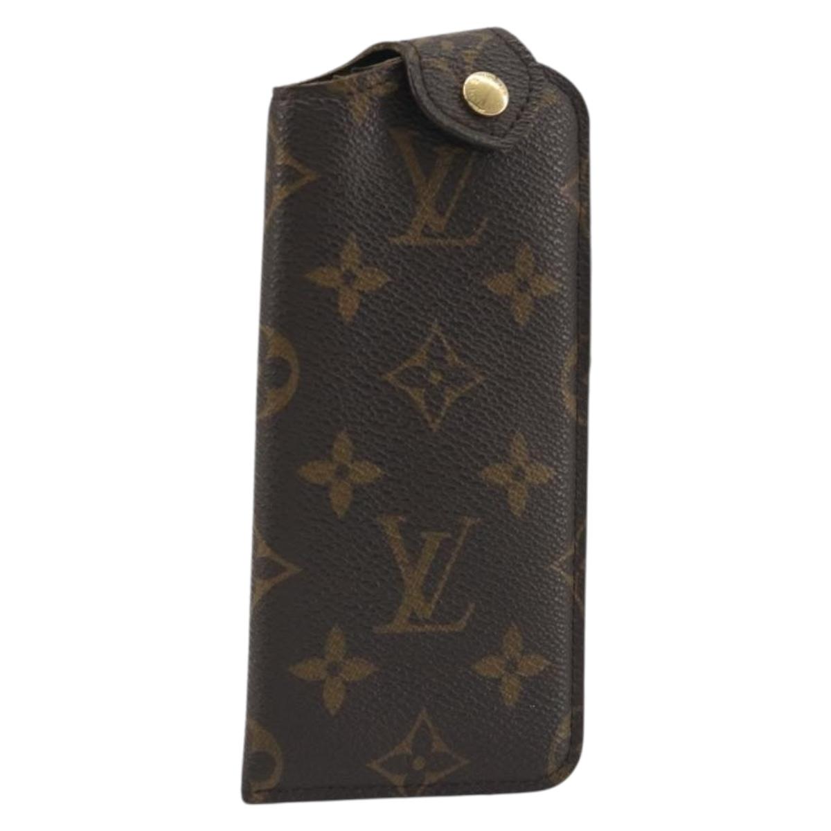 LOUIS VUITTON Monogram Etui Lunette PM Glasses Case M66545 LV Auth 195100