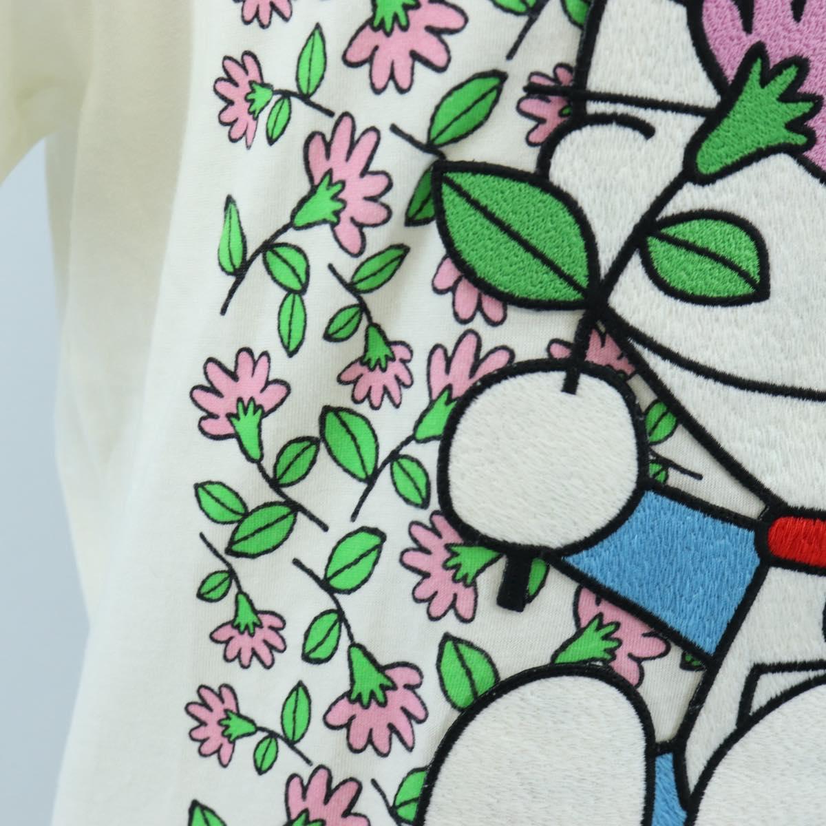 GUCCI Fujiko Pro Collaboration T Shirt Cotton XS White Auth 195116M