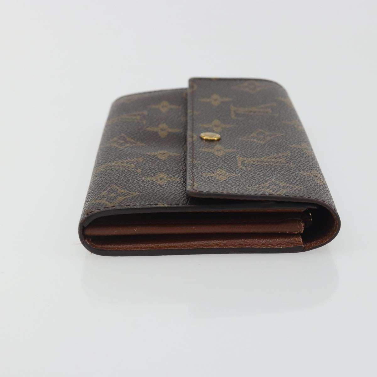 LOUIS VUITTON Monogram Portefeuille Sarah Long Wallet M61734 LV Auth 195119