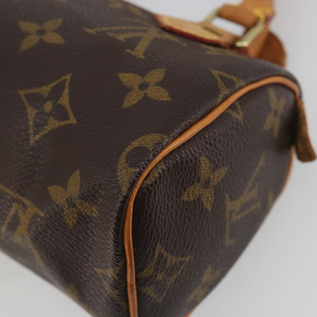 LOUIS VUITTON Monogram Mini Speedy Hand Bag M41534 LV Auth 195150A