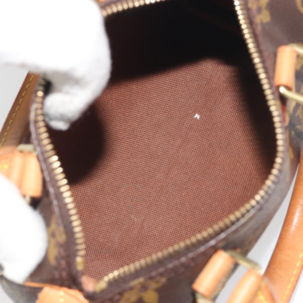 LOUIS VUITTON Monogram Mini Speedy Hand Bag M41534 LV Auth 195150A