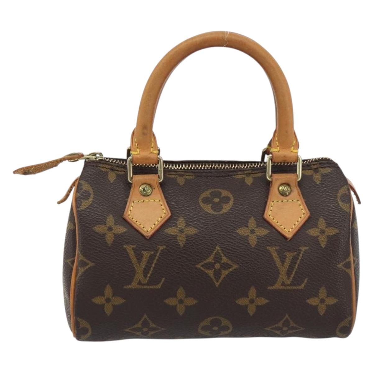 LOUIS VUITTON Monogram Mini Speedy Hand Bag M41534 LV Auth 195150A
