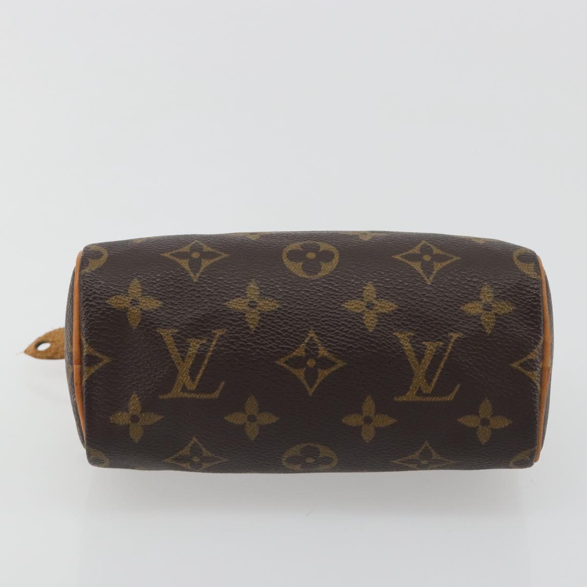 LOUIS VUITTON Monogram Mini Speedy Hand Bag M41534 LV Auth 195150A