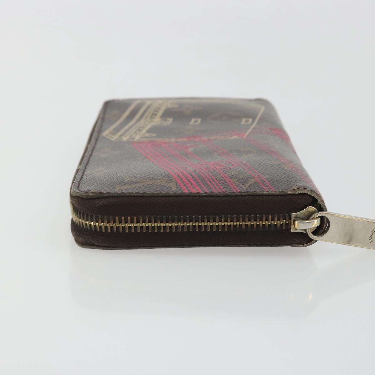 LOUIS VUITTON Monogram Trunk Pattern Zippy Long Wallet M58507 LV Auth 195151A