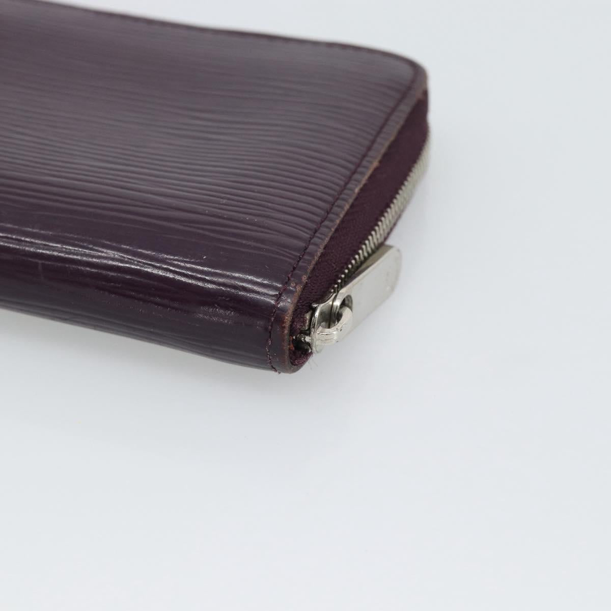 LOUIS VUITTON Epi Zippy Coin Purse Cassis M6015K LV Auth 195152