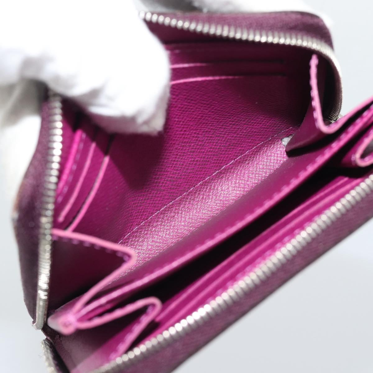 LOUIS VUITTON Epi Zippy Coin Purse Cassis M6015K LV Auth 195152