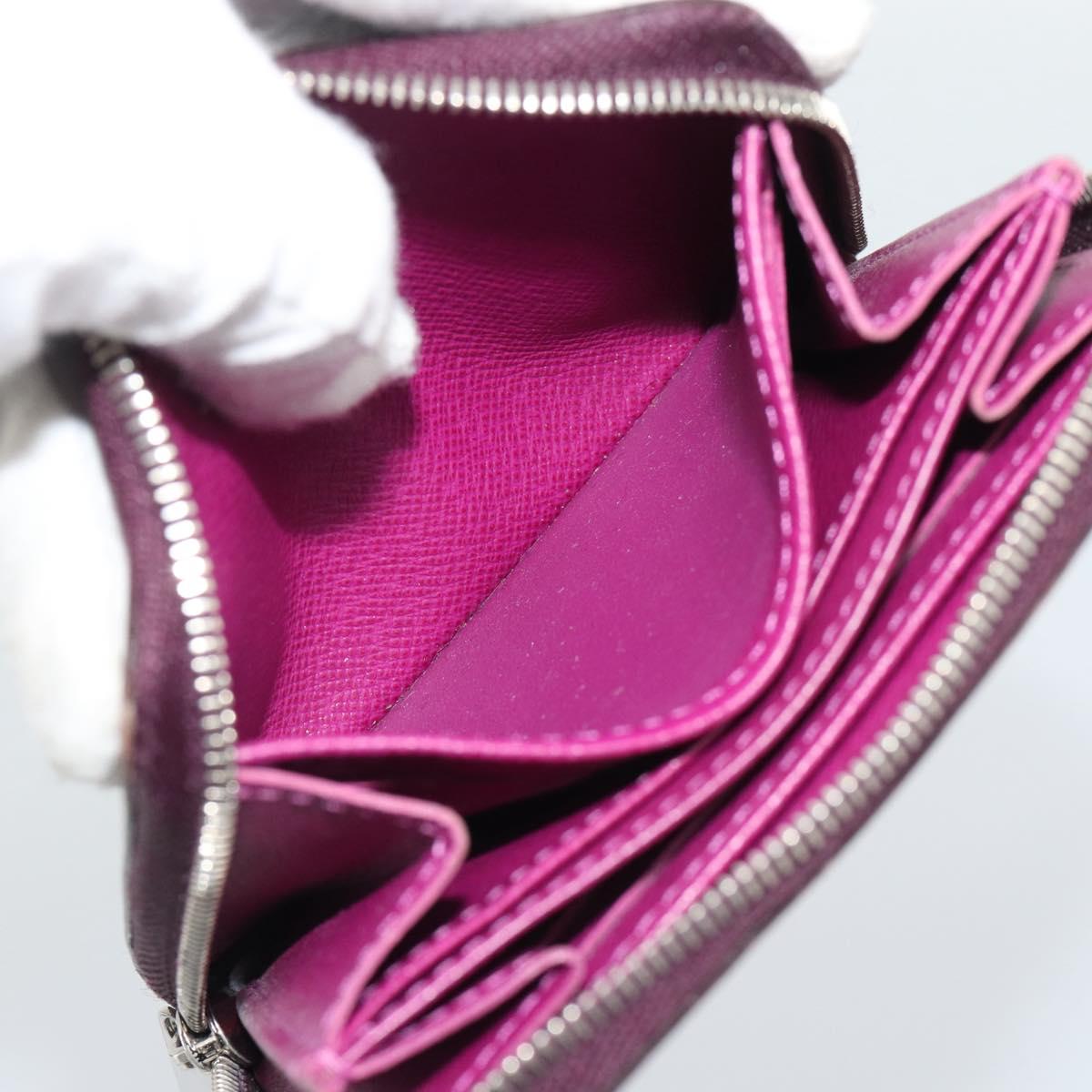 LOUIS VUITTON Epi Zippy Coin Purse Cassis M6015K LV Auth 195152