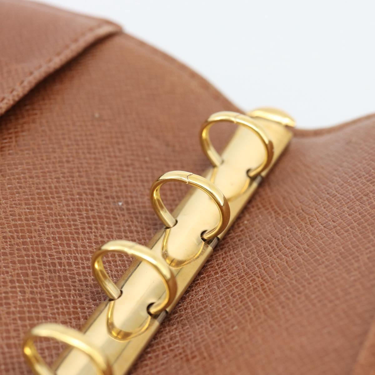 LOUIS VUITTON Monogram Agenda PM Day Planner Cover R20005 LV Auth 195154