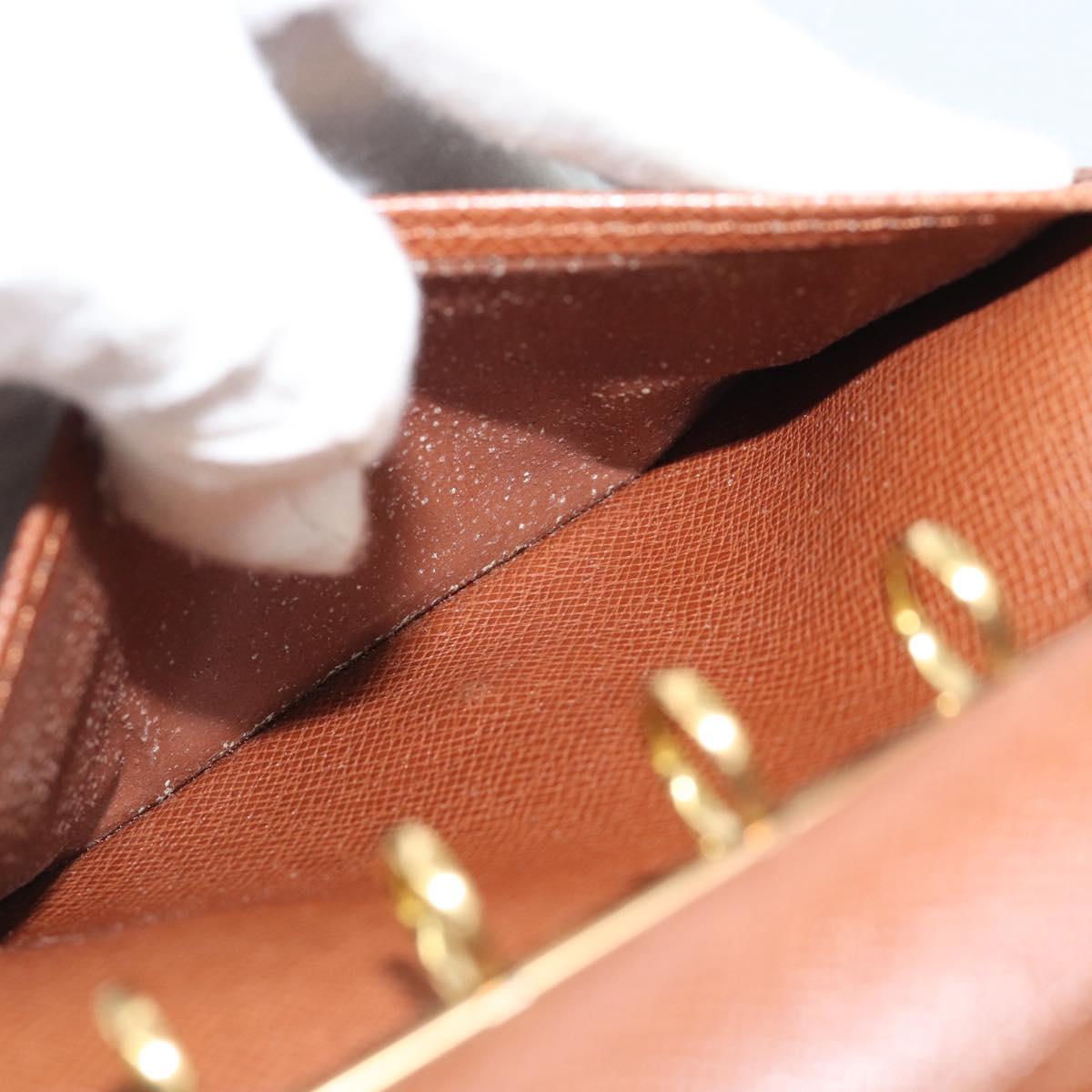 LOUIS VUITTON Monogram Agenda PM Day Planner Cover R20005 LV Auth 195154