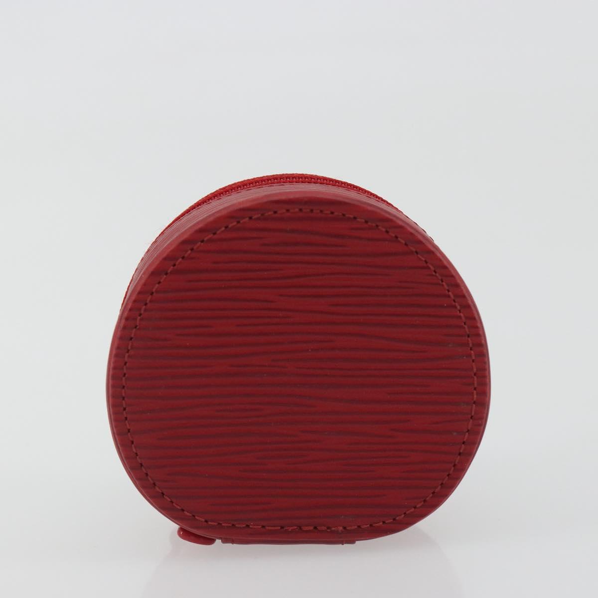 LOUIS VUITTON Epi Ecrin bijou 8 Jewelry Box Red M48227 LV Auth 195155A