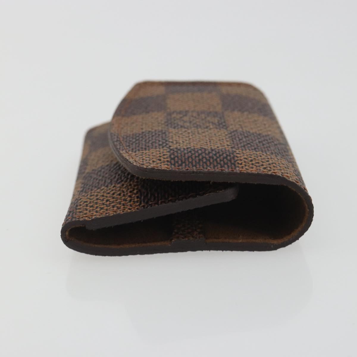 LOUIS VUITTON Damier Ebene Cuff Case LV Auth 195159