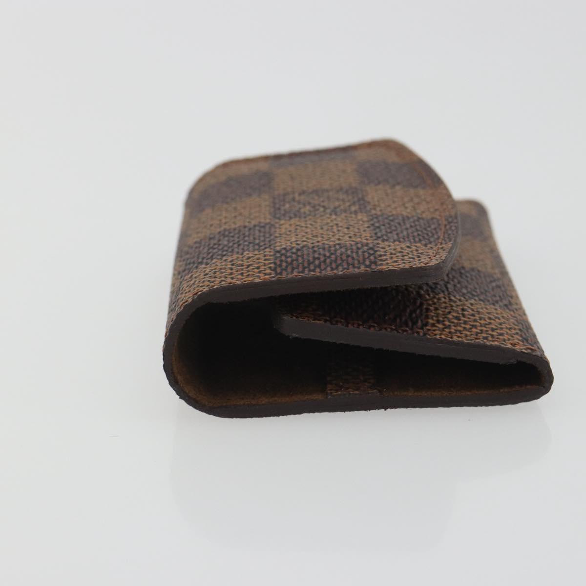 LOUIS VUITTON Damier Ebene Cuff Case LV Auth 195159