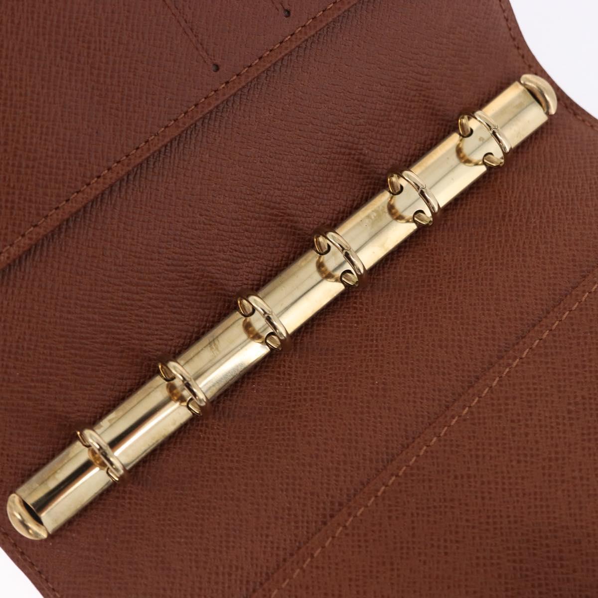 LOUIS VUITTON Monogram Agenda PM Day Planner Cover R20005 LV Auth 195160A