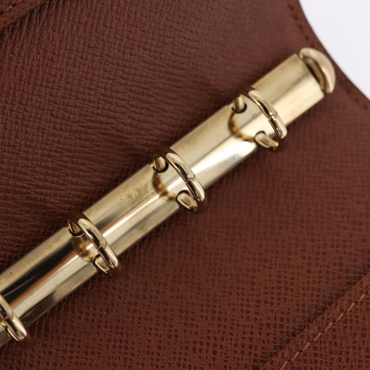 LOUIS VUITTON Monogram Agenda PM Day Planner Cover R20005 LV Auth 195160A