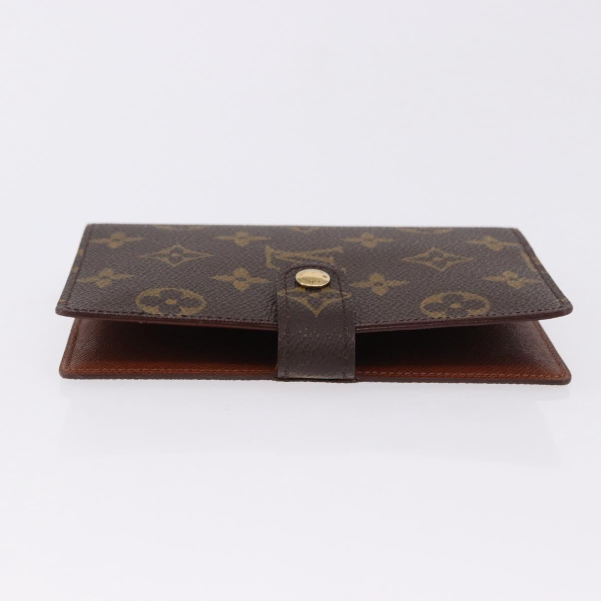 LOUIS VUITTON Monogram Agenda PM Day Planner Cover R20005 LV Auth 195160A