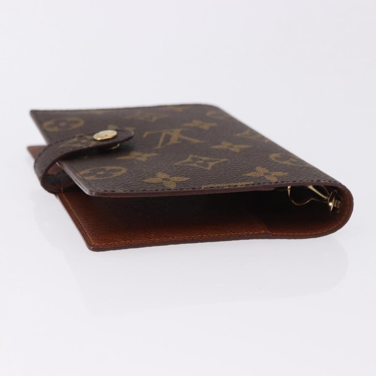 LOUIS VUITTON Monogram Agenda PM Day Planner Cover R20005 LV Auth 195160A