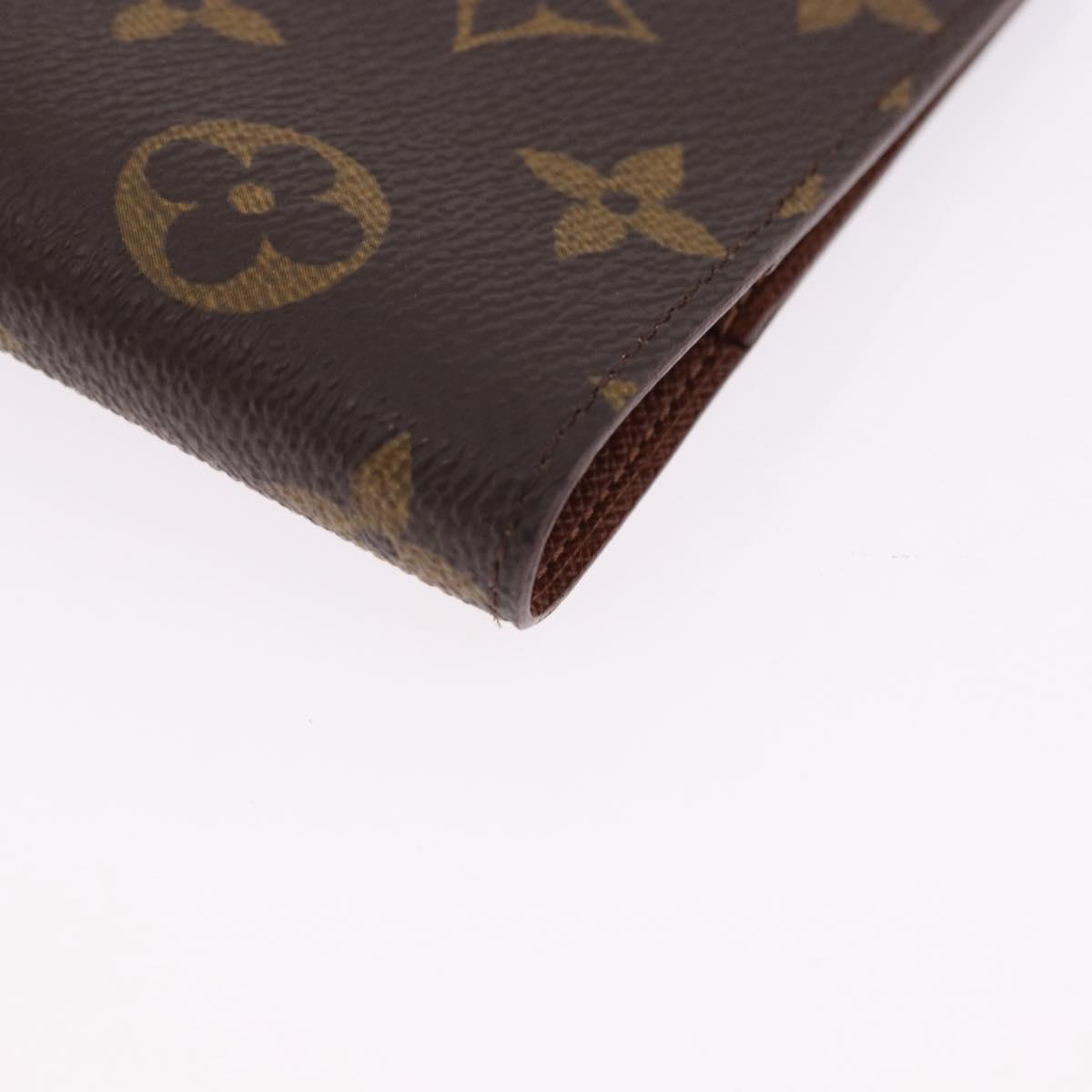 LOUIS VUITTON Monogram Agenda PM Day Planner Cover R20005 LV Auth 195160A