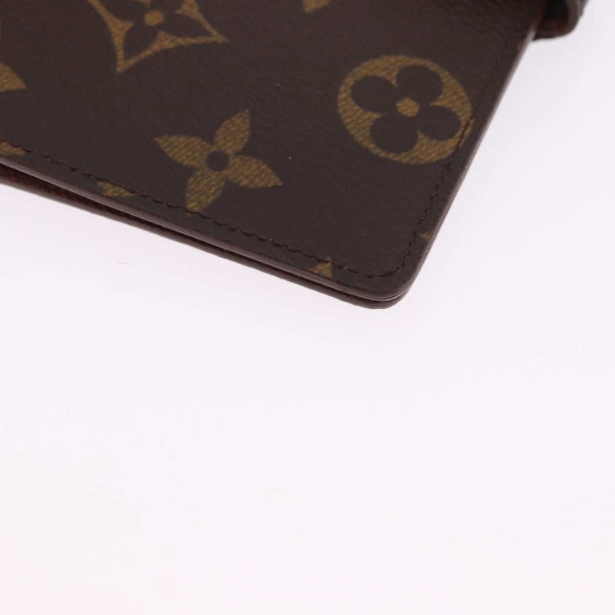 LOUIS VUITTON Monogram Agenda PM Day Planner Cover R20005 LV Auth 195160A