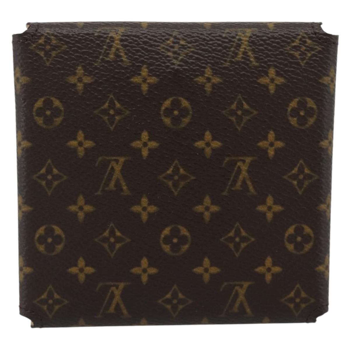 LOUIS VUITTON Monogram Jewelry Case Jewelry Box LV Auth 195161