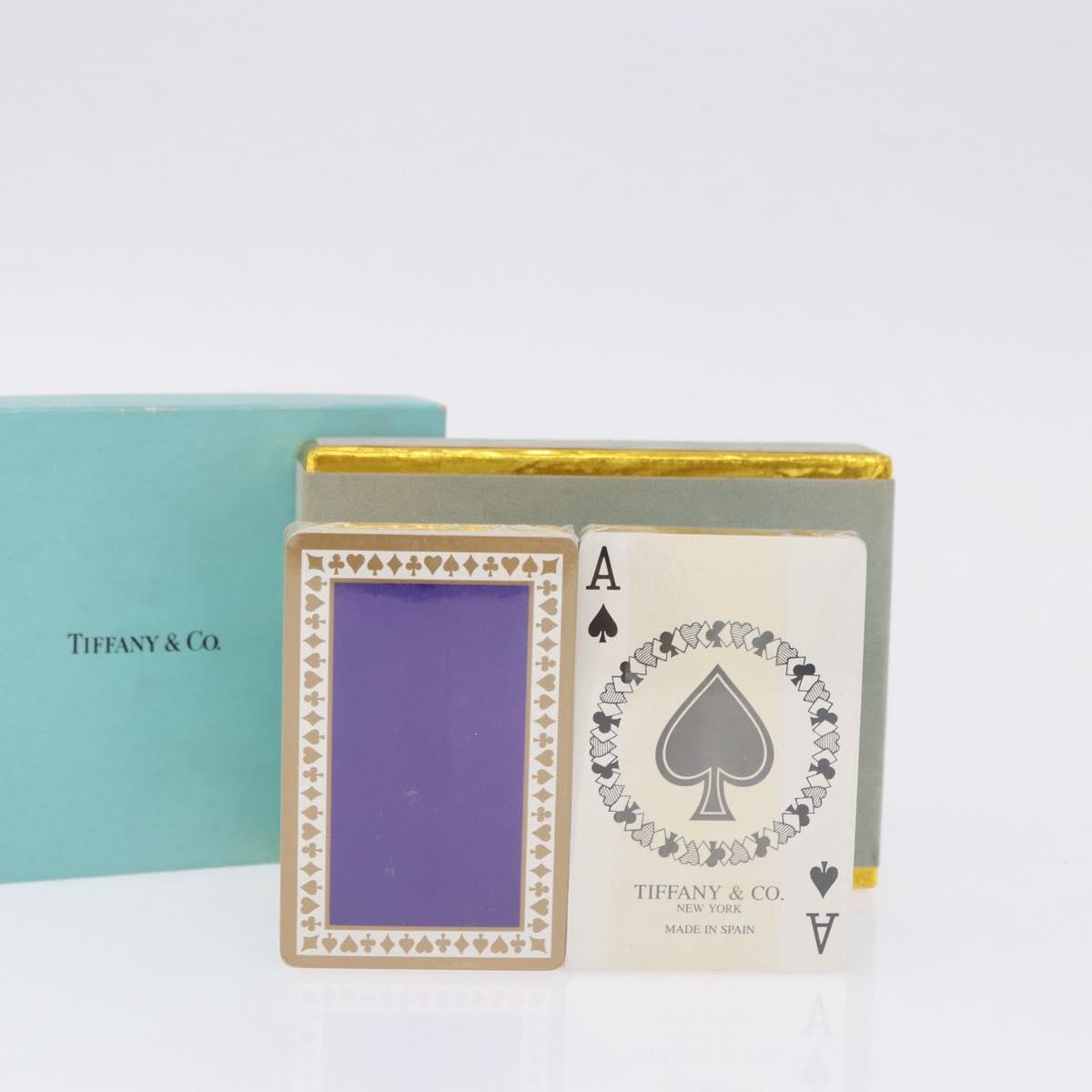 TIFFANY&Co. Playing Cards 2 Set Blue Red Auth 195165A