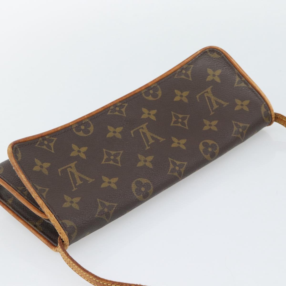 LOUIS VUITTON Monogram Pochette Twin GM Shoulder Bag M51852 LV Auth 195167