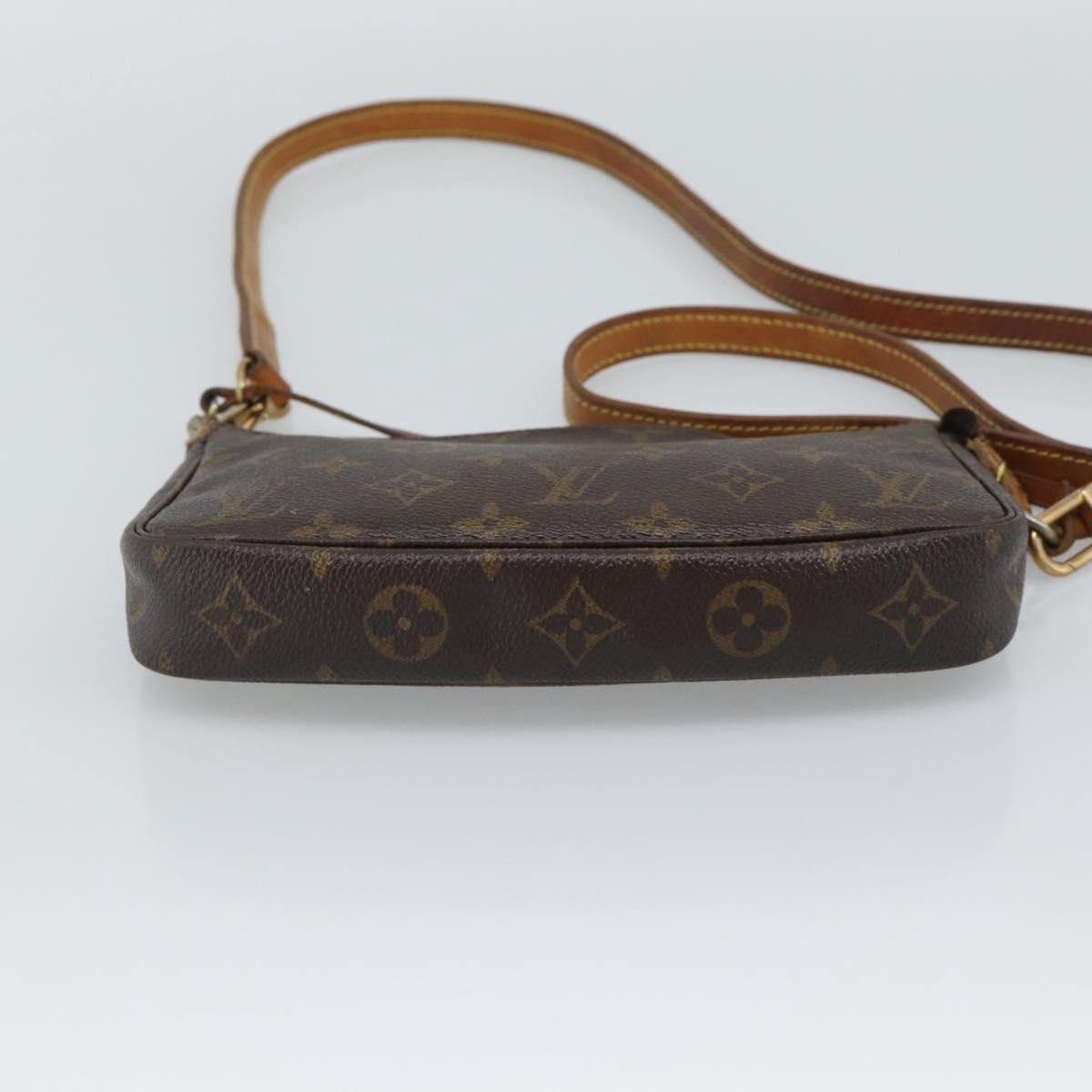 LOUIS VUITTON Monogram Pochette Accessoires Pouch M51980 LV Auth 195168