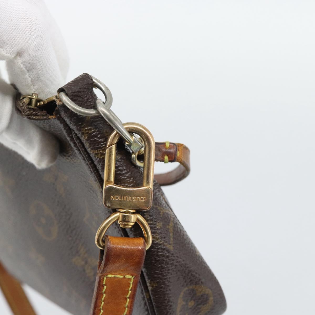 LOUIS VUITTON Monogram Pochette Accessoires Pouch M51980 LV Auth 195168