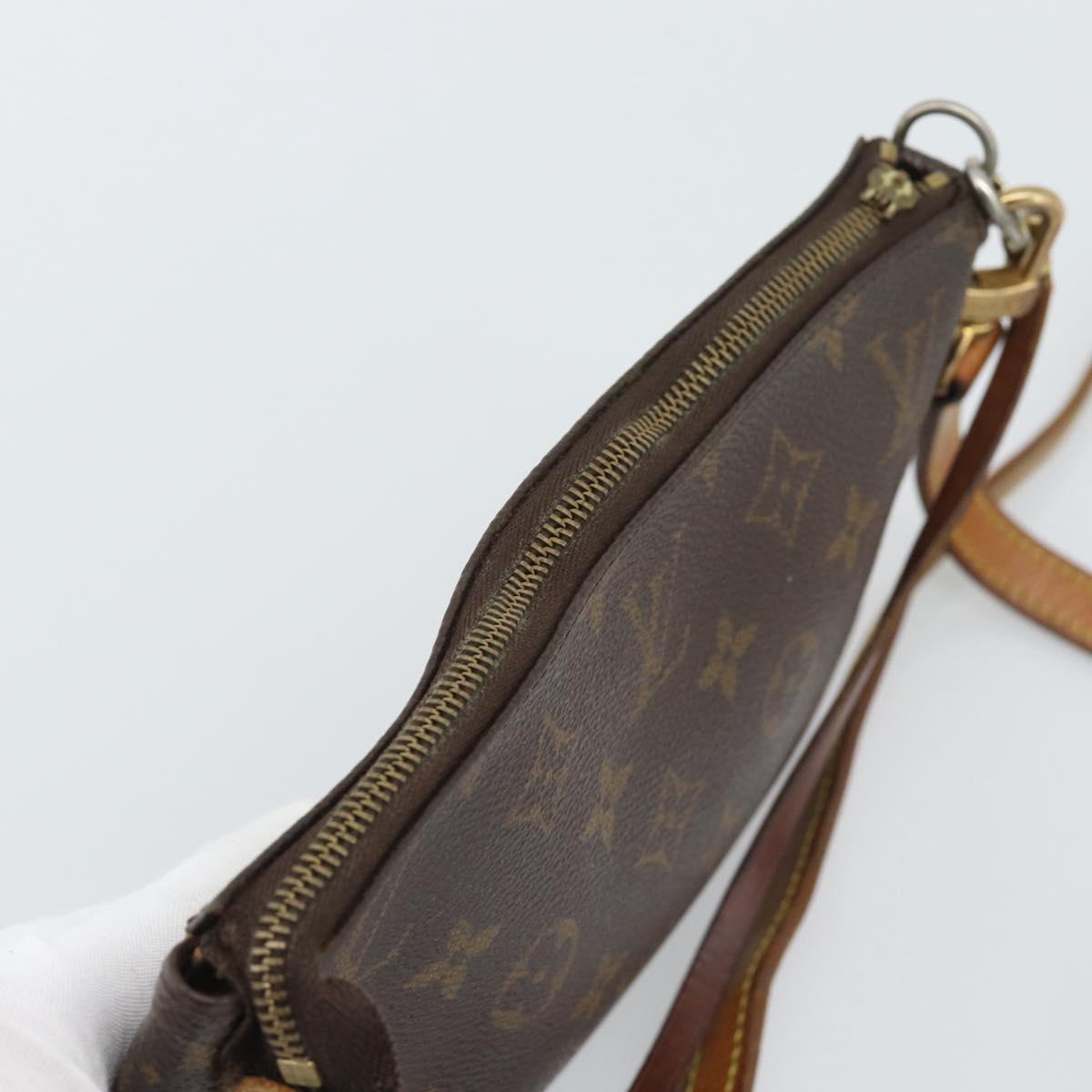 LOUIS VUITTON Monogram Pochette Accessoires Pouch M51980 LV Auth 195168