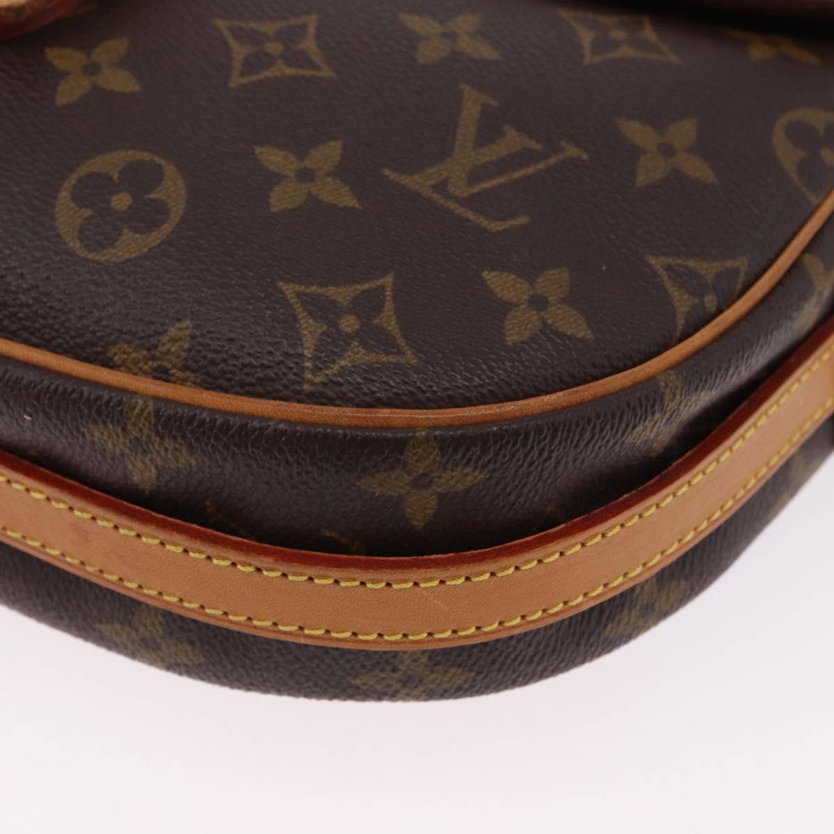 LOUIS VUITTON Monogram Jeune Fille MM Shoulder Bag M51226 LV Auth 195174