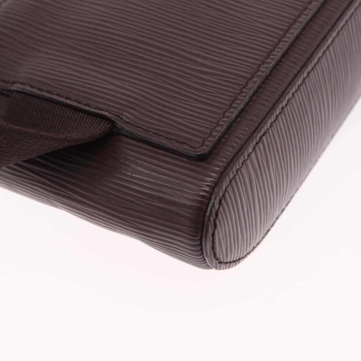 LOUIS VUITTON Epi Geronimos Body Bag SPO Brown LV Auth 195176V
