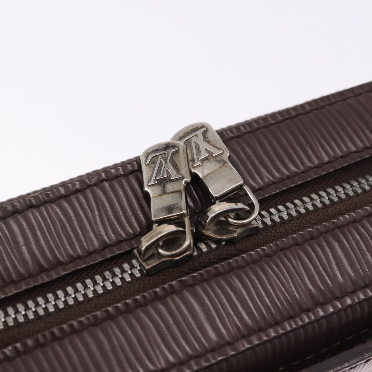 LOUIS VUITTON Epi Geronimos Body Bag SPO Brown LV Auth 195176V