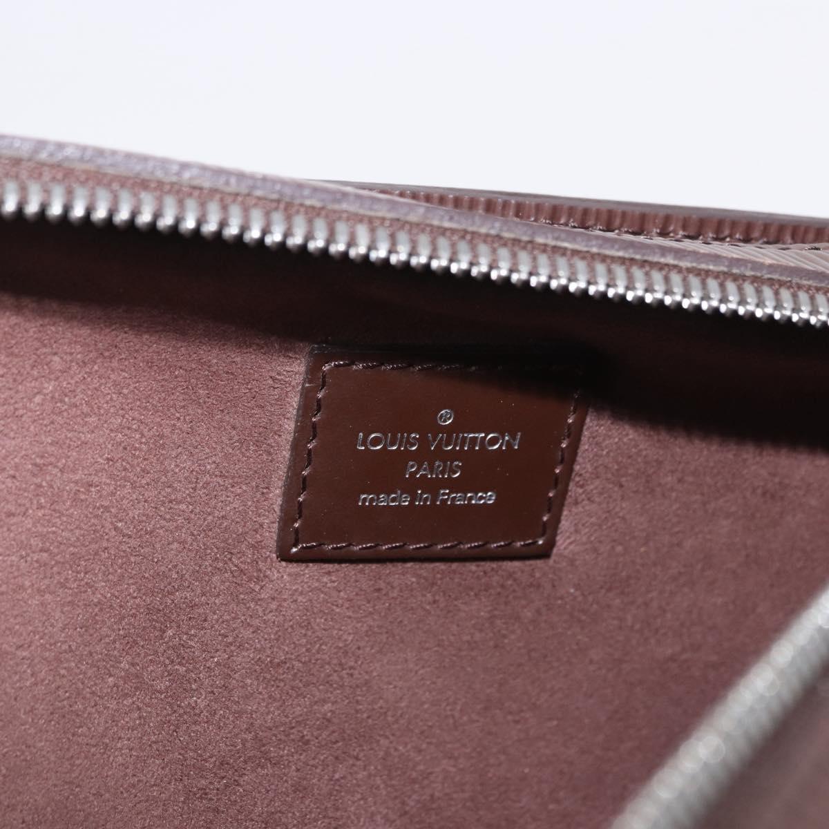 LOUIS VUITTON Epi Geronimos Body Bag SPO Brown LV Auth 195176V