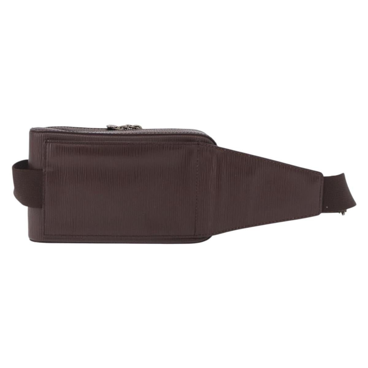 LOUIS VUITTON Epi Geronimos Body Bag SPO Brown LV Auth 195176V