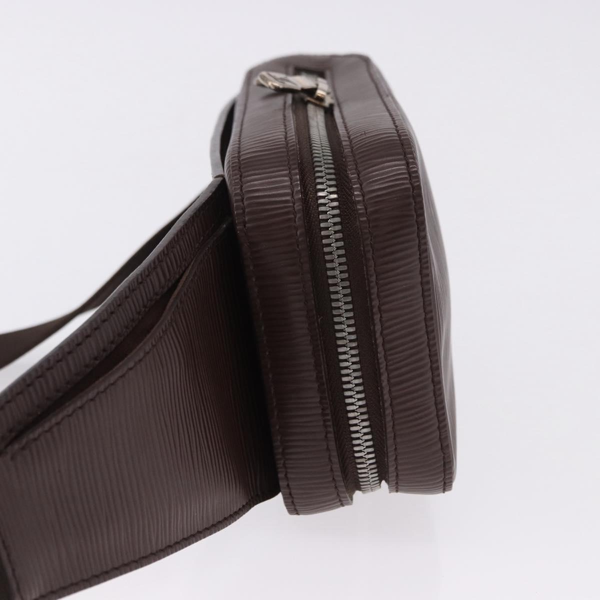 LOUIS VUITTON Epi Geronimos Body Bag SPO Brown LV Auth 195176V