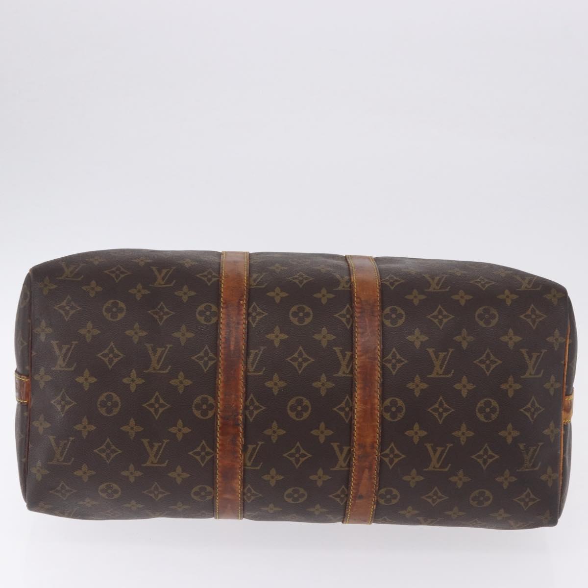 LOUIS VUITTON Monogram Keepall Bandouliere 45 Boston Bag M41418 LV Auth 195177