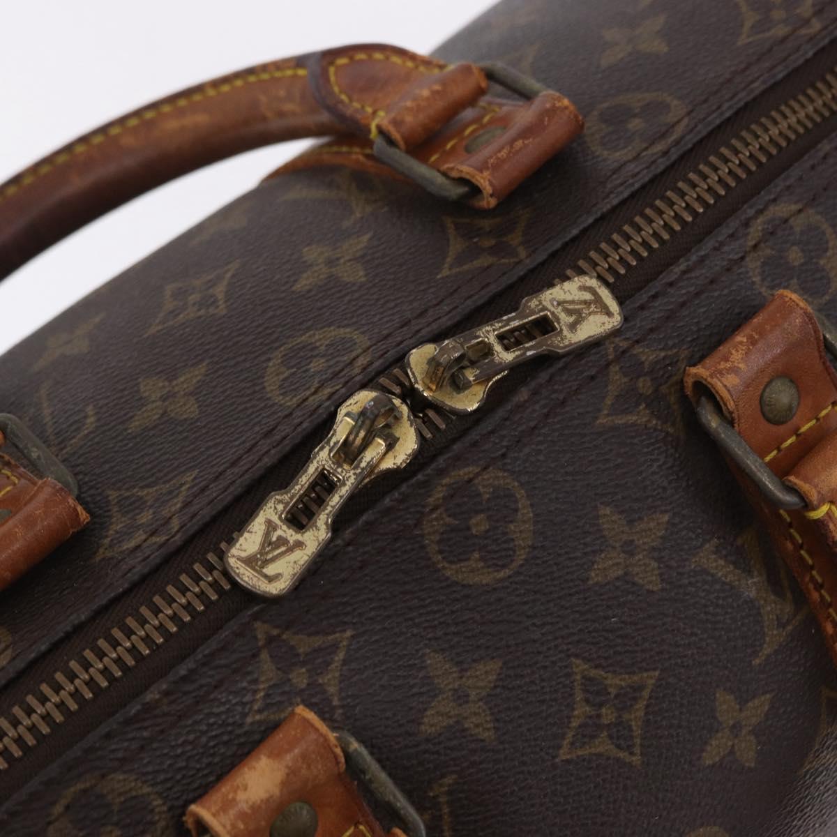 LOUIS VUITTON Monogram Keepall Bandouliere 45 Boston Bag M41418 LV Auth 195177