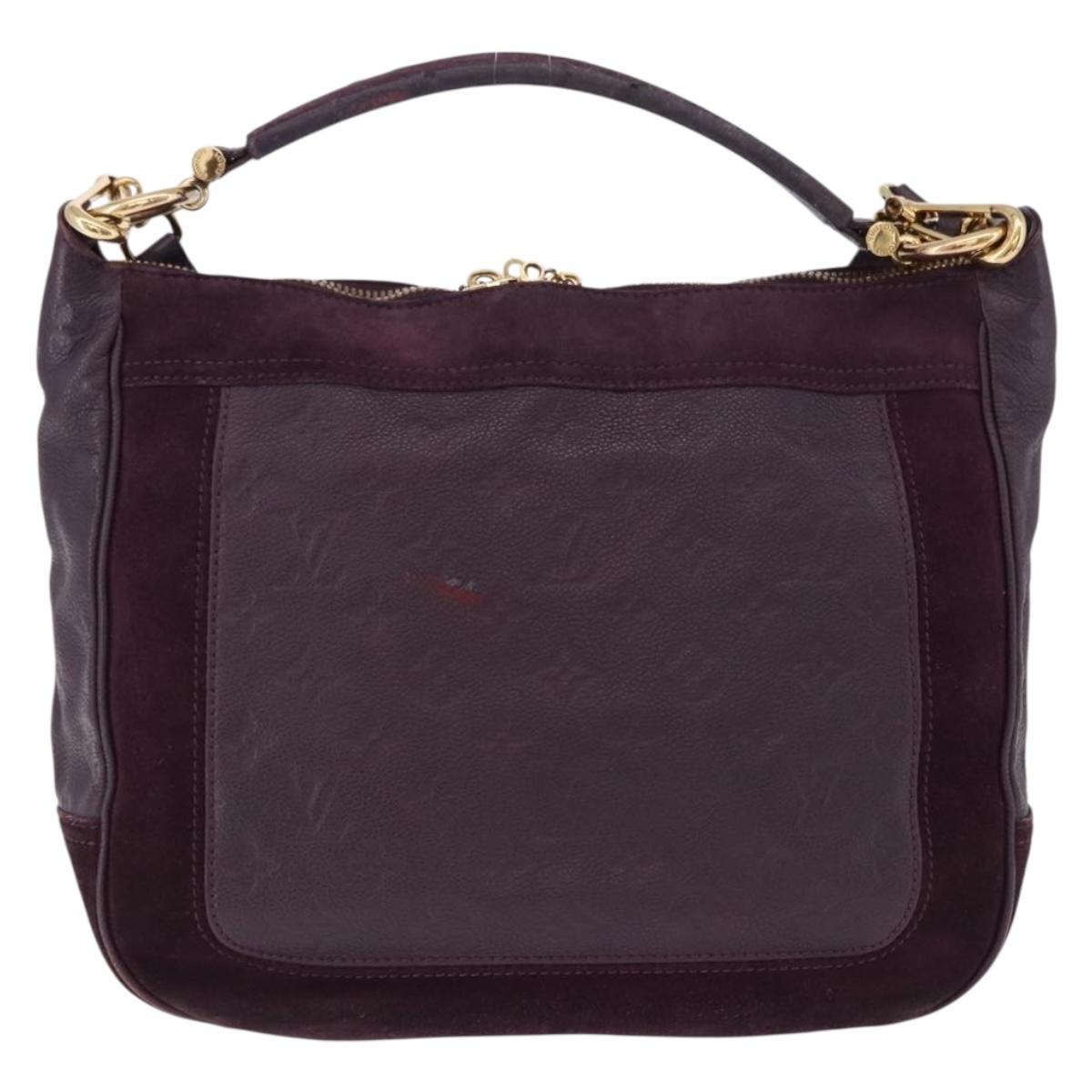 LOUIS VUITTON Monogram Empreinte Audacieuse PM Bag 2way Orb M40583 Auth 195179