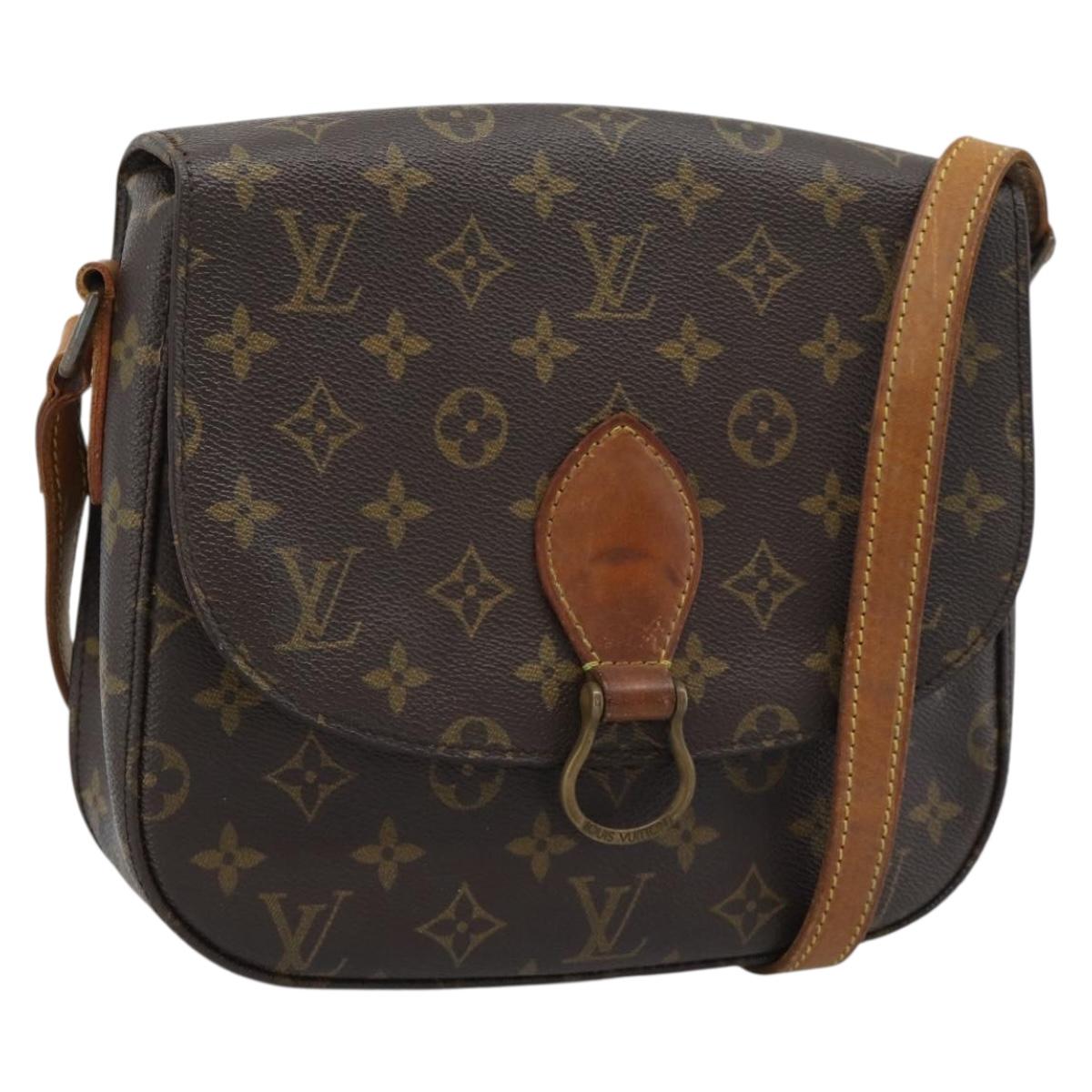 LOUIS VUITTON Monogram Saint Cloud GM Shoulder Bag M51242 LV Auth 195181