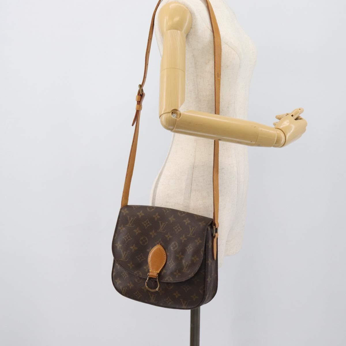 LOUIS VUITTON Monogram Saint Cloud GM Shoulder Bag M51242 LV Auth 195182