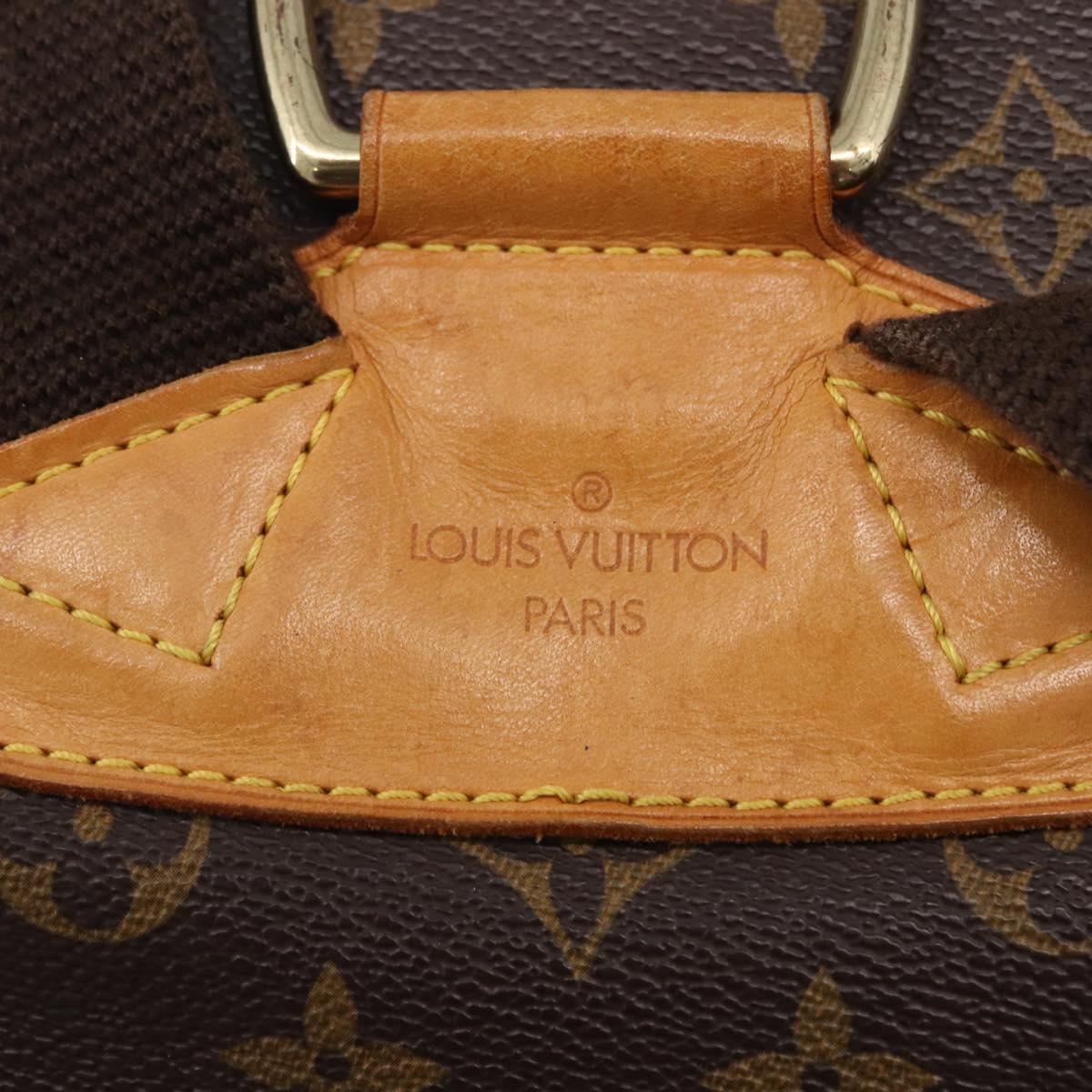 LOUIS VUITTON Monogram Montsouris GM Backpack M51135 LV Auth 195187