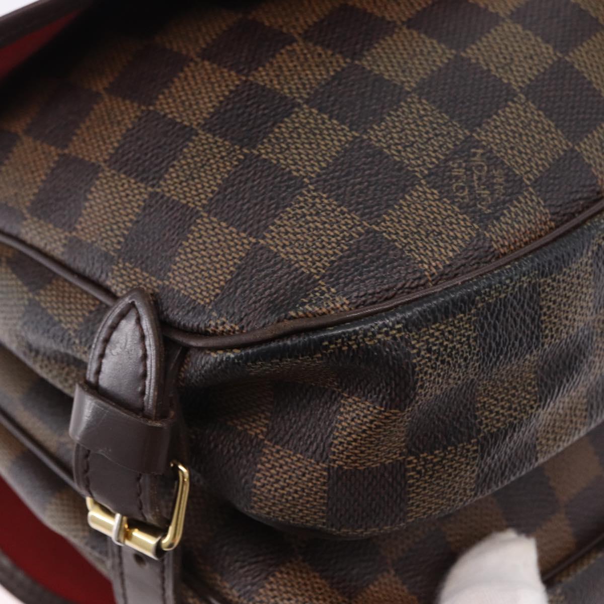 LOUIS VUITTON Damier Ebene Saumur 30 Shoulder Bag SPO N48081 LV Auth 195188