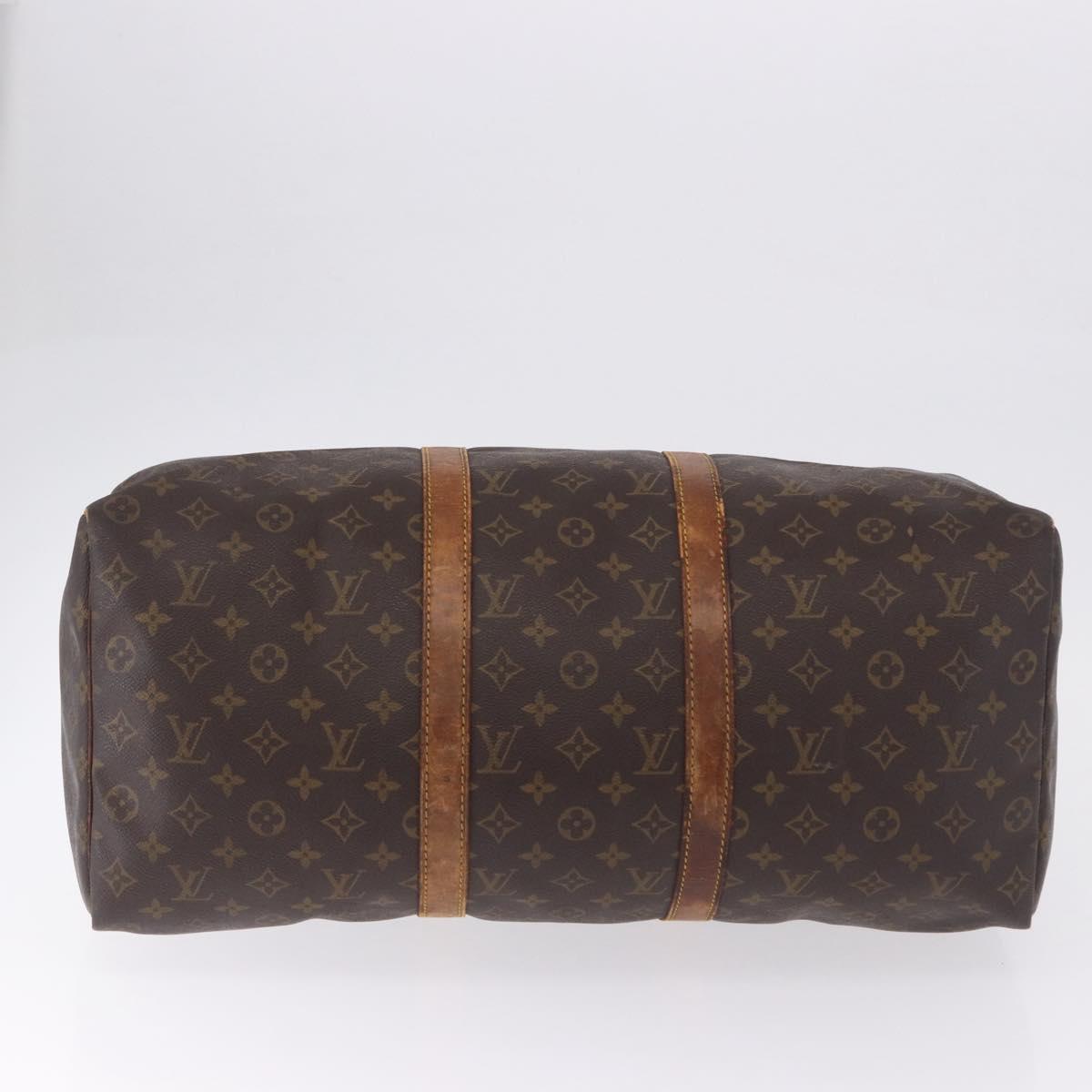 LOUIS VUITTON Monogram Keepall 50 Boston Bag M41426 LV Auth 195192