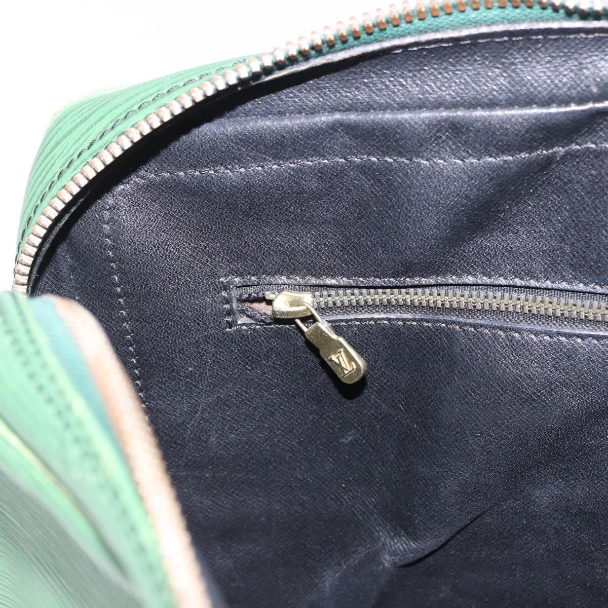 LOUIS VUITTON Epi Porte Documents Voyage Business Bag Green M54474 Auth 195195