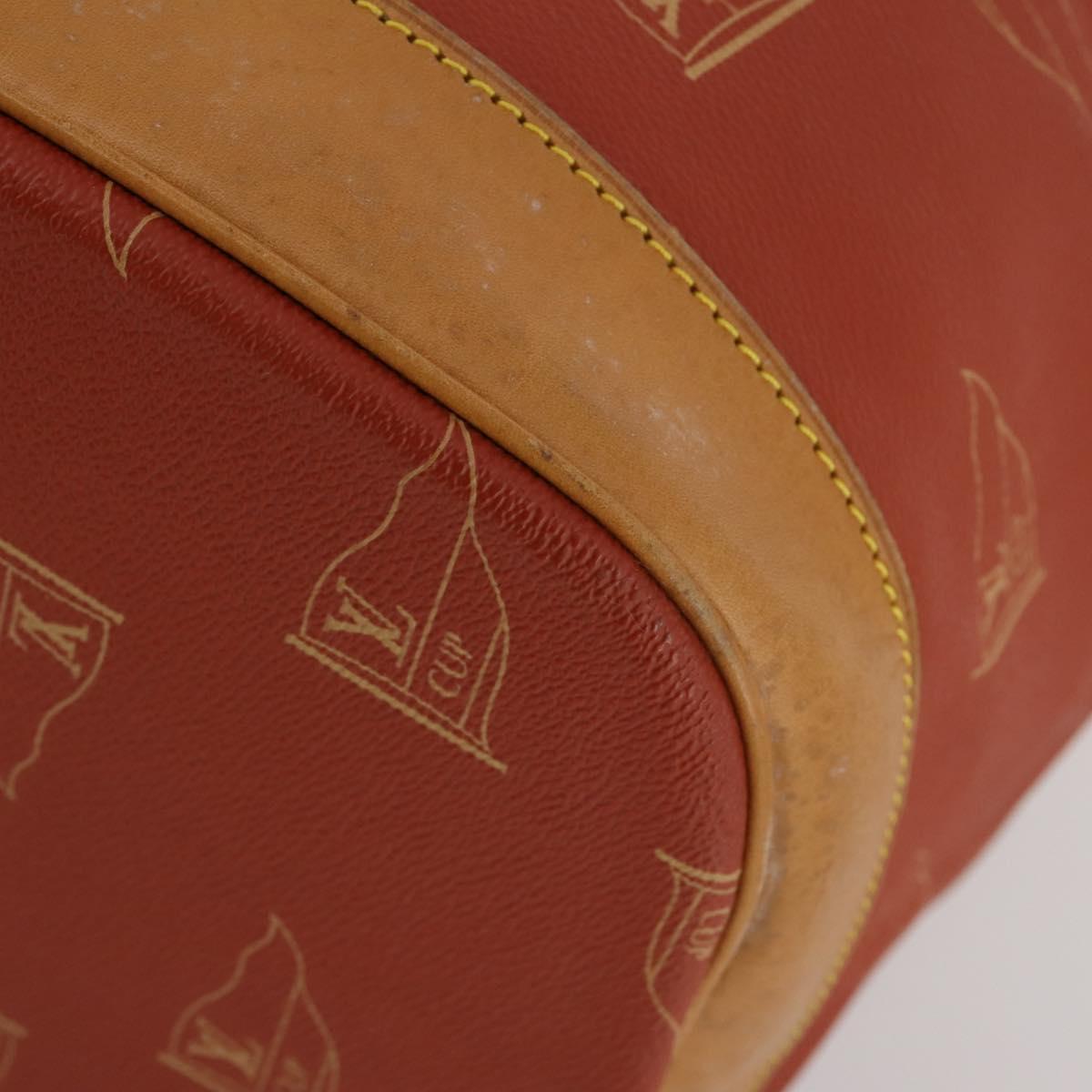 LOUIS VUITTON LV Cup Suc Marine Bag PVC Leather Aboganie M80022 LV Auth 195197A