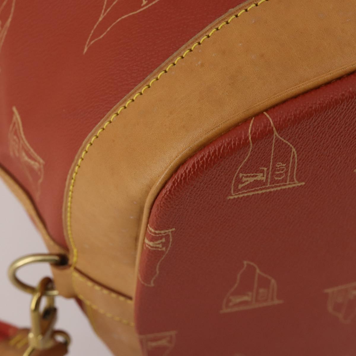 LOUIS VUITTON LV Cup Suc Marine Bag PVC Leather Aboganie M80022 LV Auth 195197A