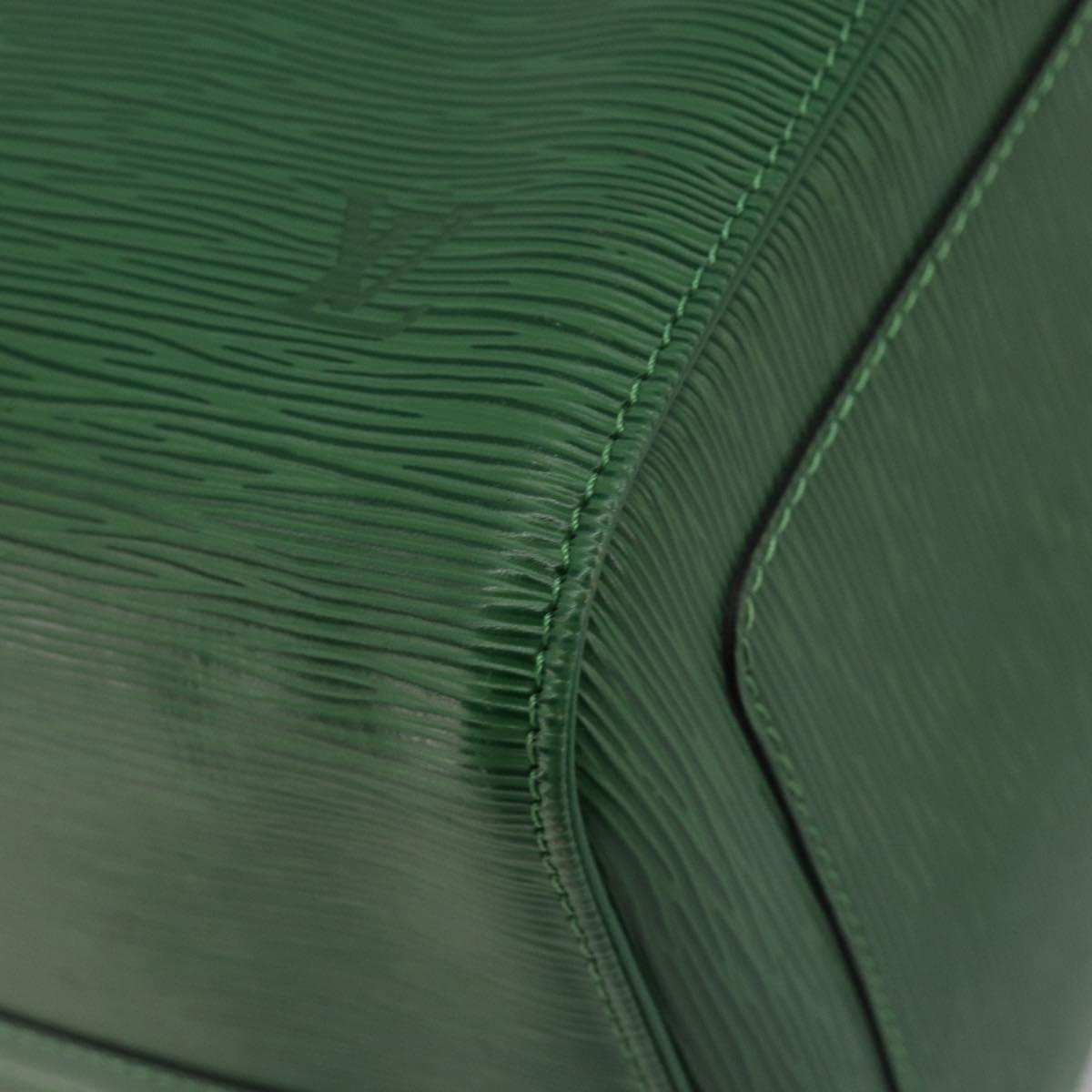 LOUIS VUITTON Epi Keepall 50 Boston Bag Green M42964 LV Auth 195209V