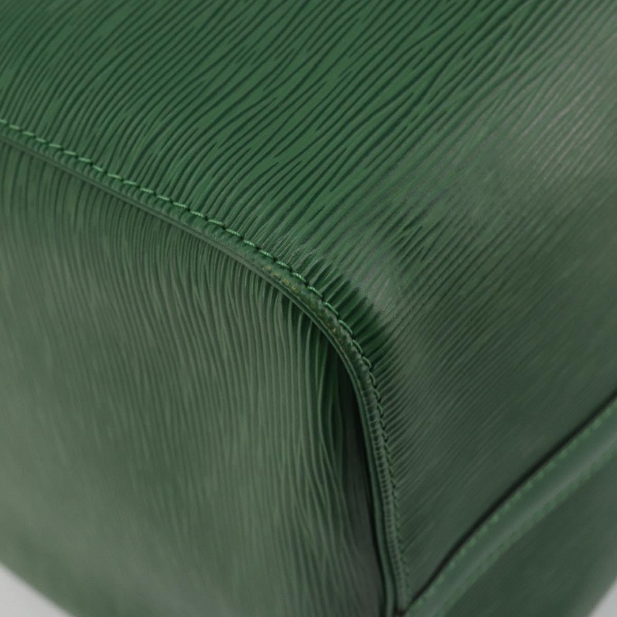 LOUIS VUITTON Epi Keepall 50 Boston Bag Green M42964 LV Auth 195209V