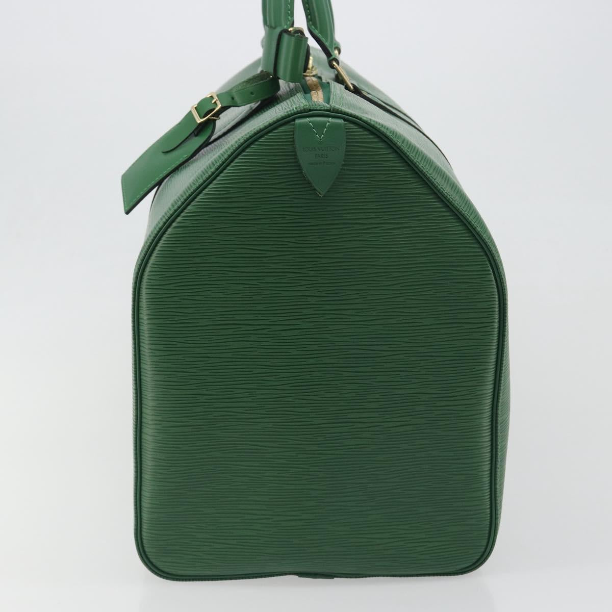 LOUIS VUITTON Epi Keepall 50 Boston Bag Green M42964 LV Auth 195209V