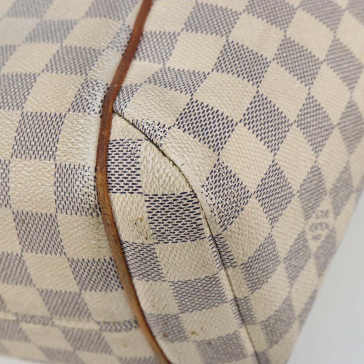 LOUIS VUITTON Damier Azur Totally PM Tote Bag N41280 LV Auth 195214