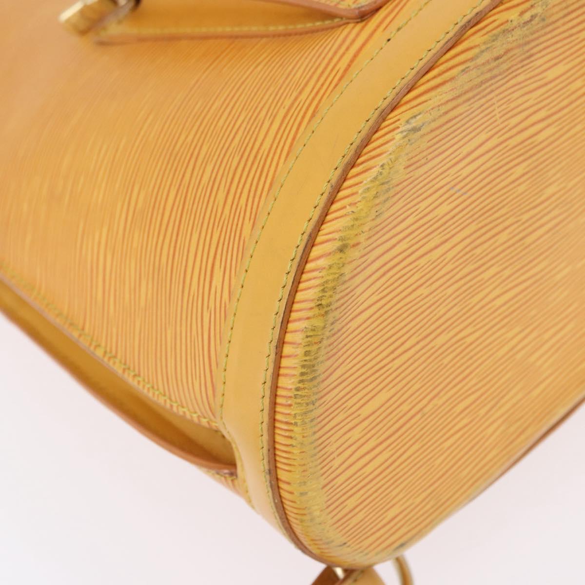 LOUIS VUITTON Epi Gobelins Backpack Yellow M52299 LV Auth 195215